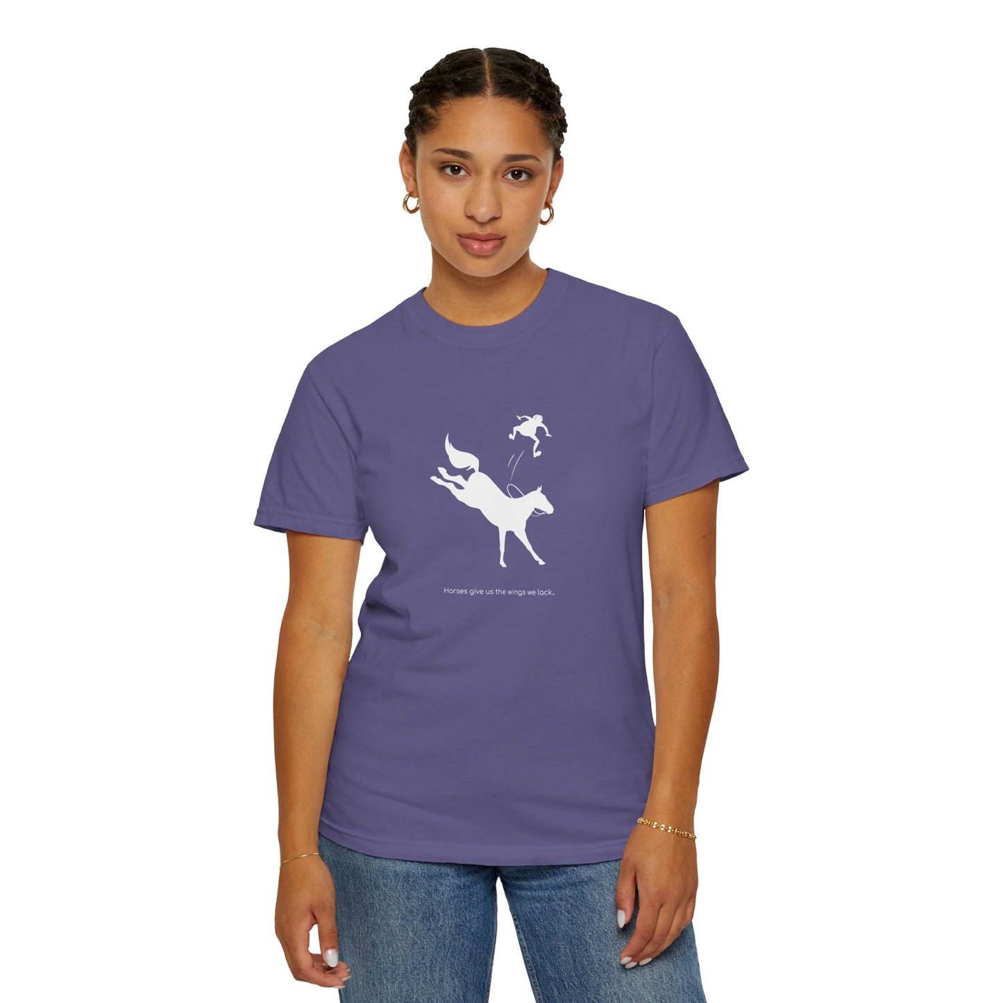 Horses give us the wings we lack