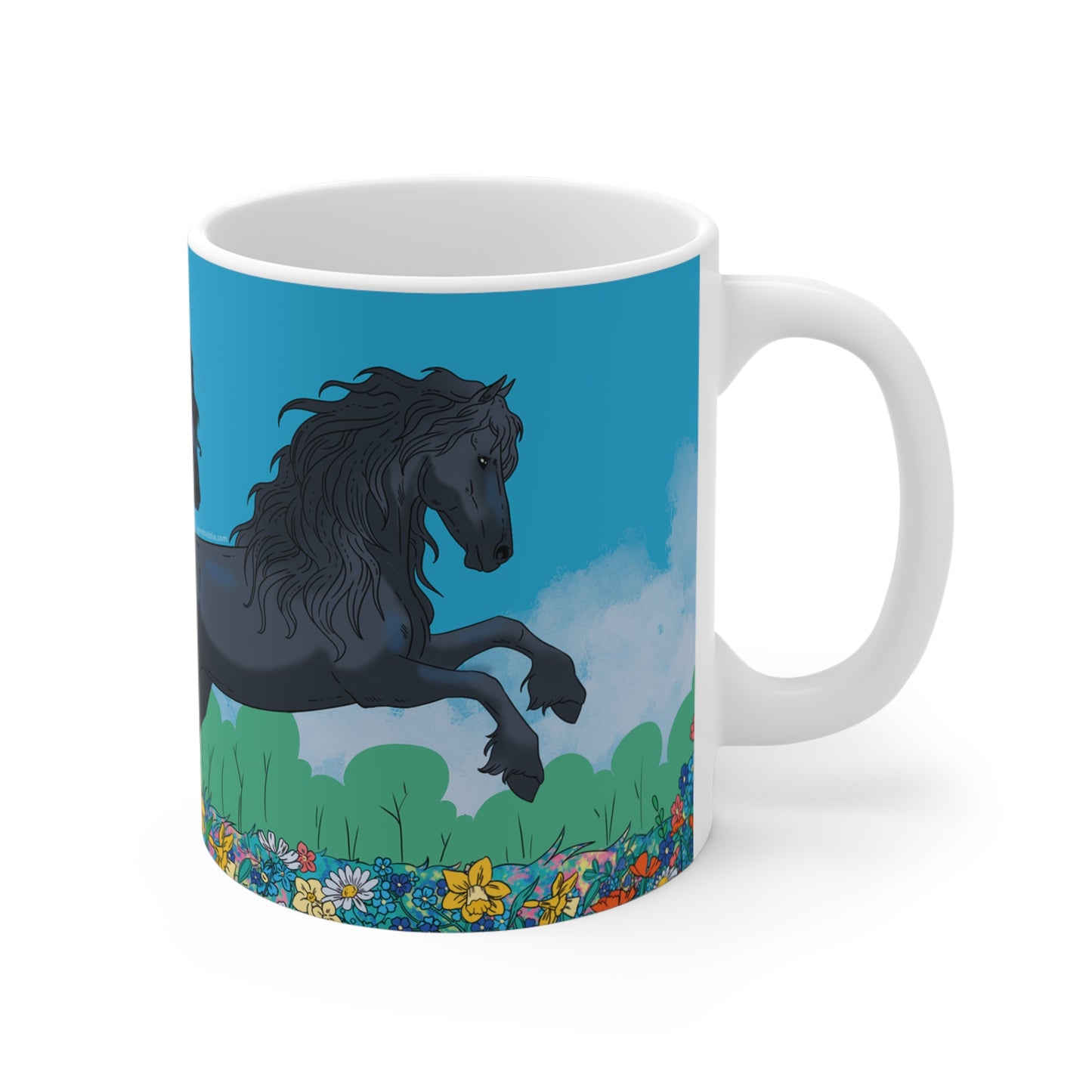 Flower Field Friesians