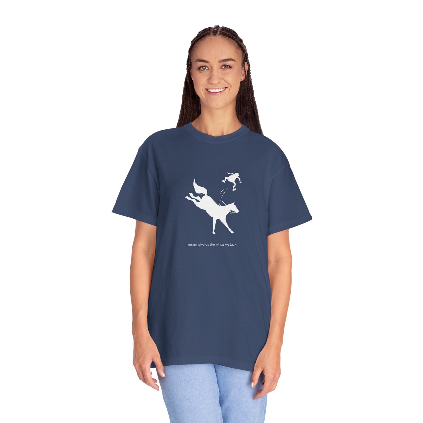 Horses give us the wings we lack