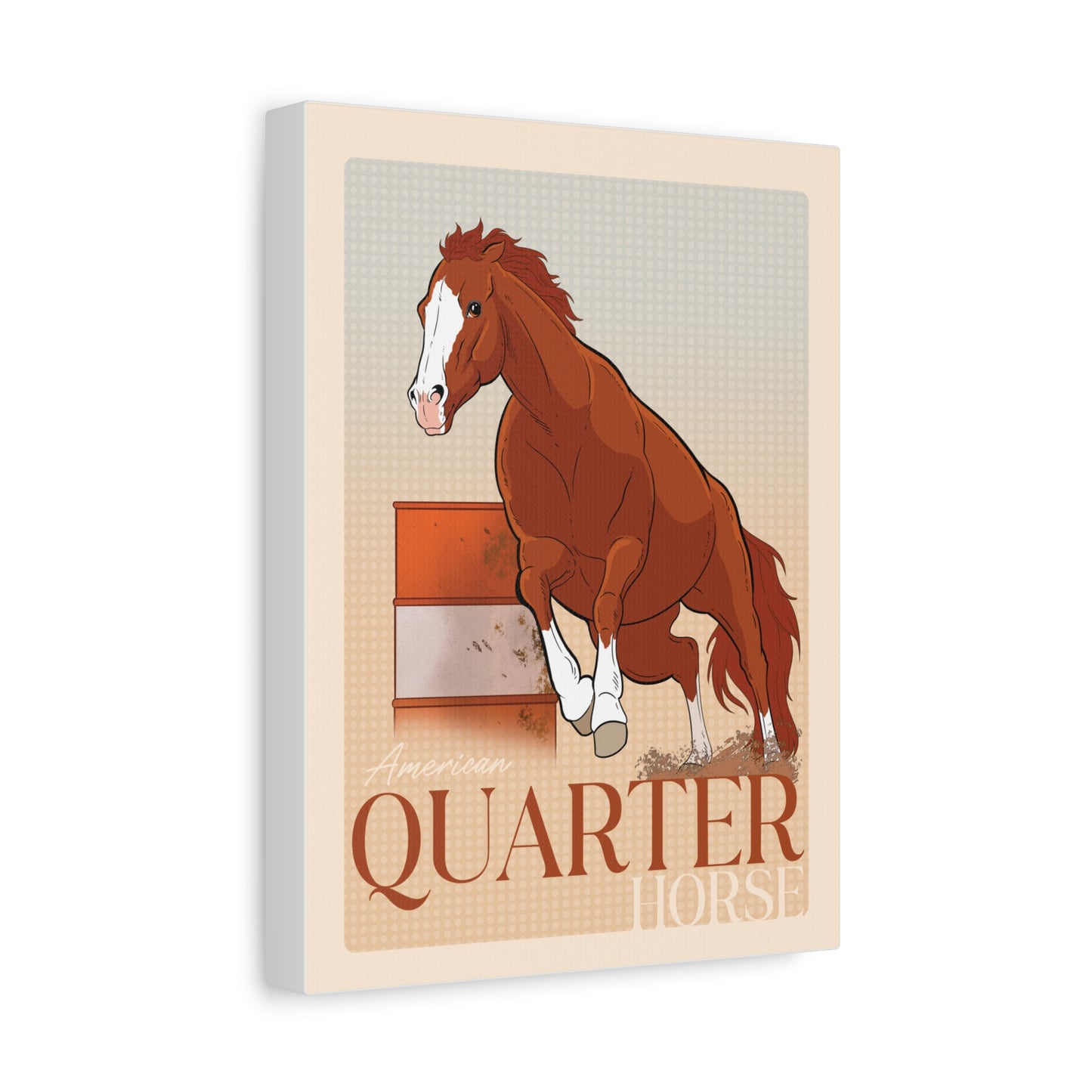 Canvas Print: American Quarter Horse