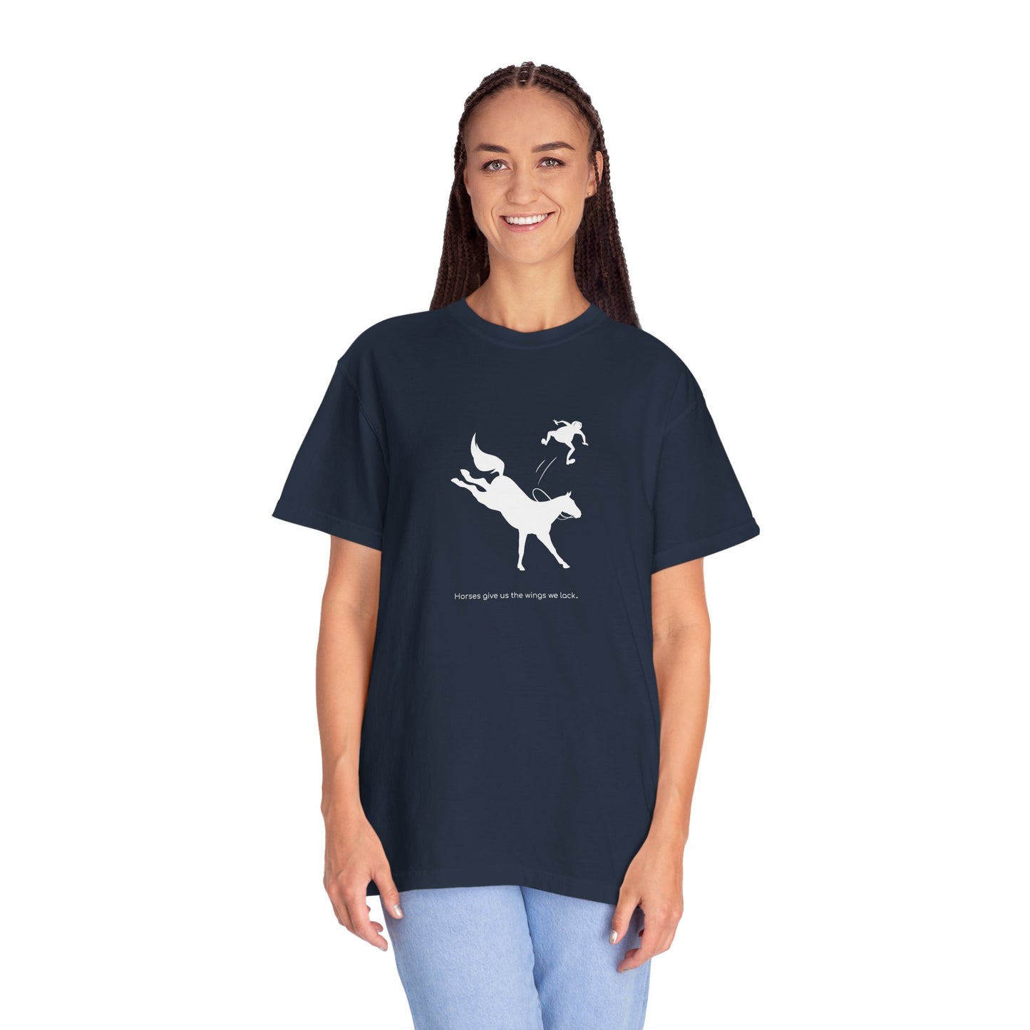 Horses give us the wings we lack