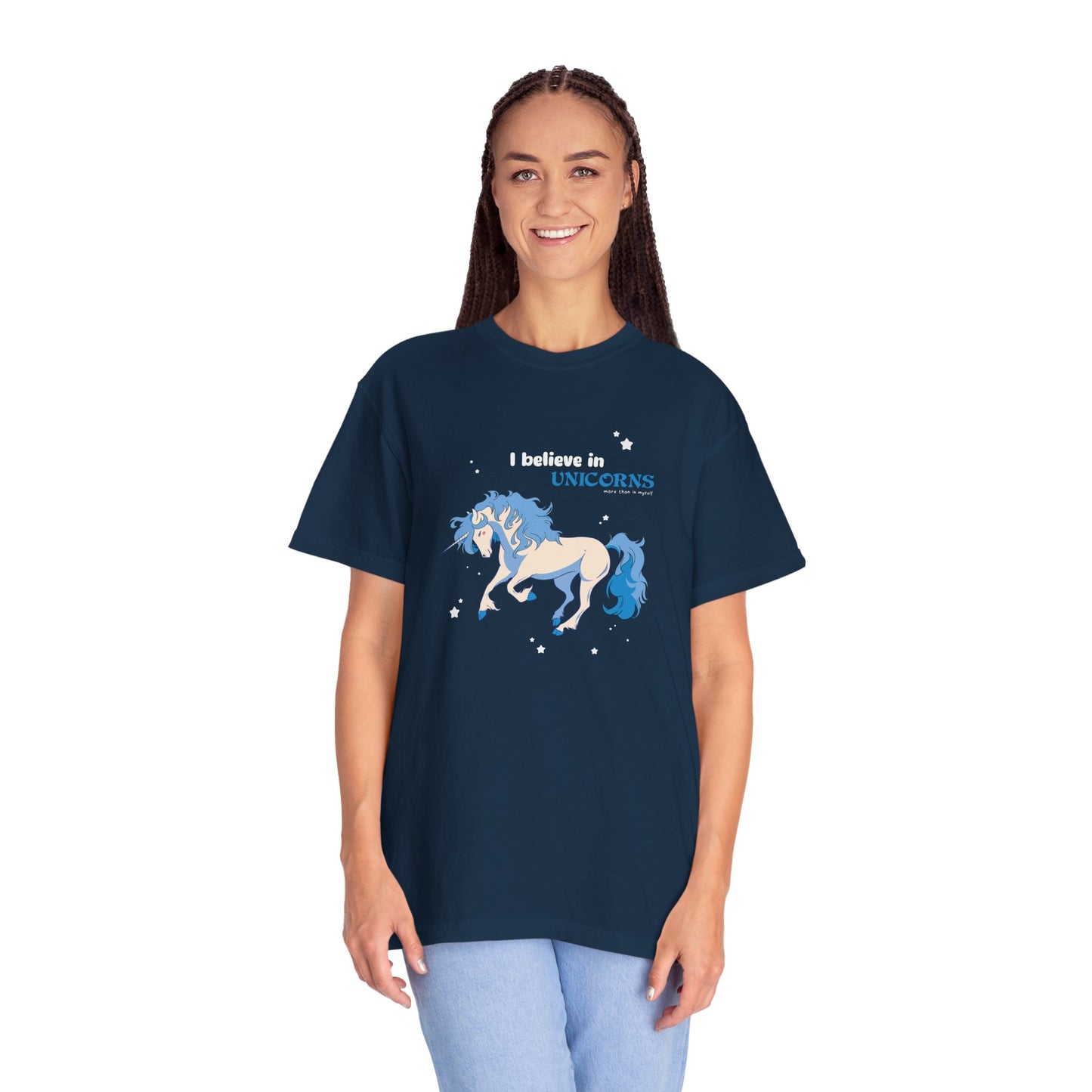 I Believe in Unicorns - more than in myself (Blue)
