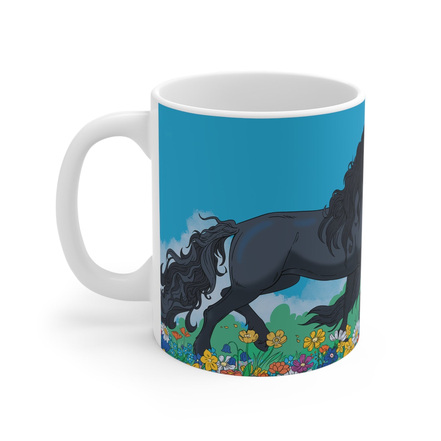 Flower Field Friesians