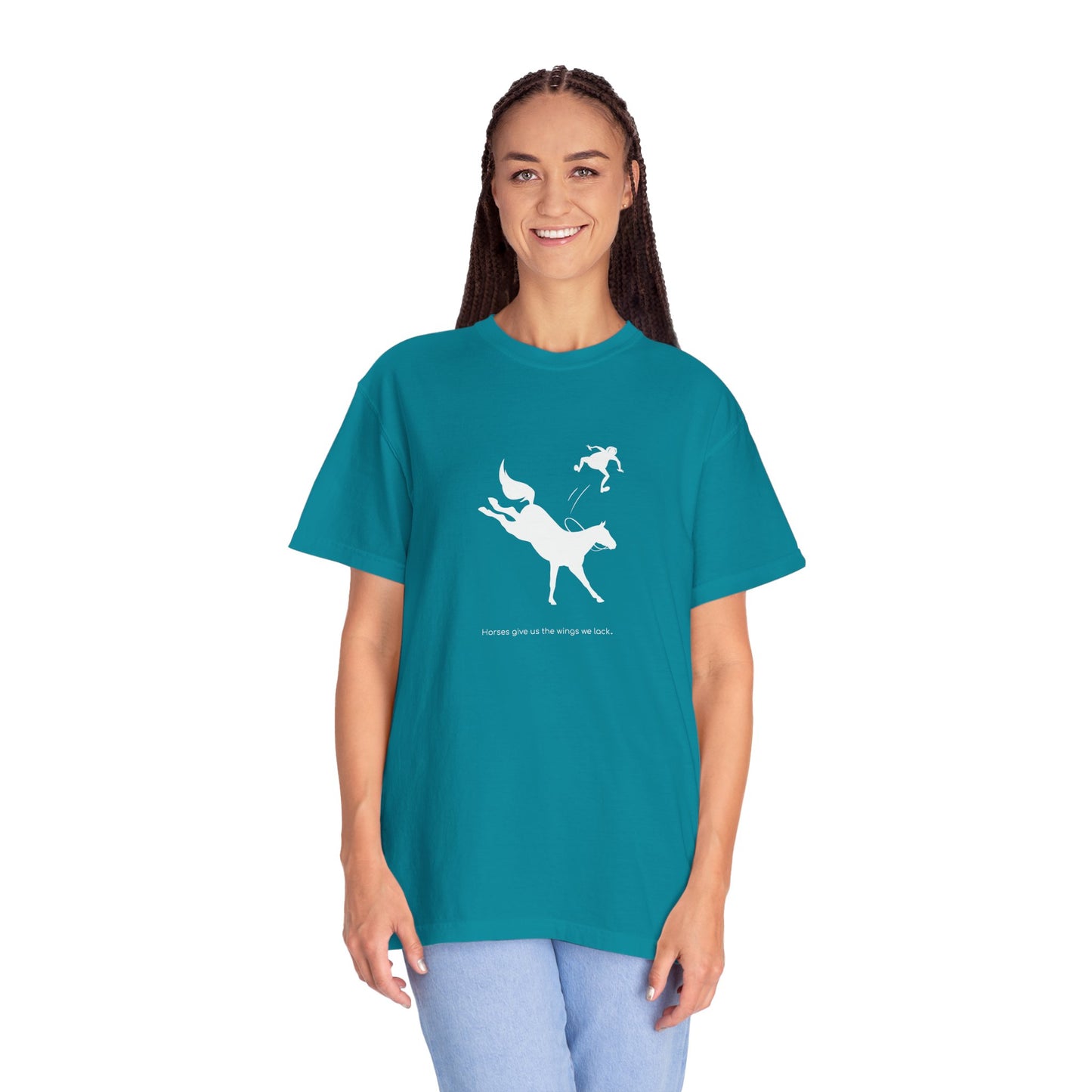 Horses give us the wings we lack