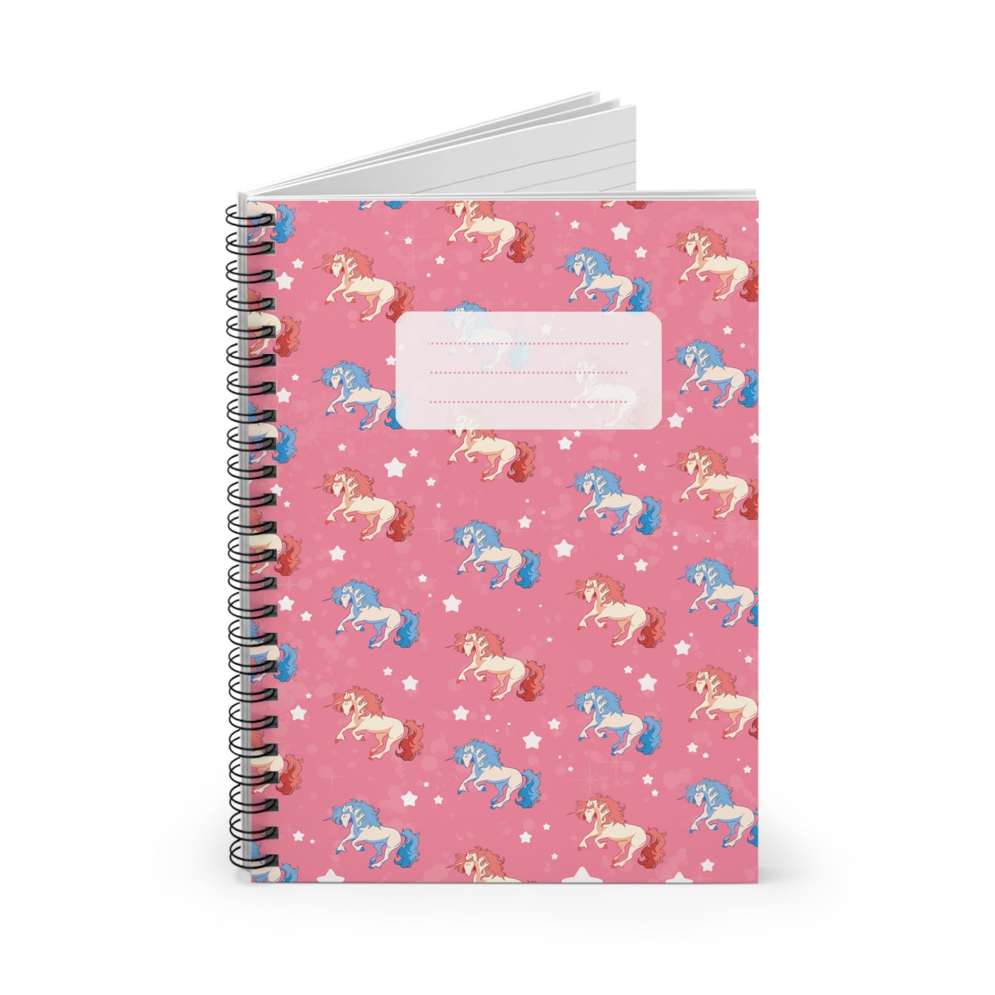 Unicorns and Stars Notebook