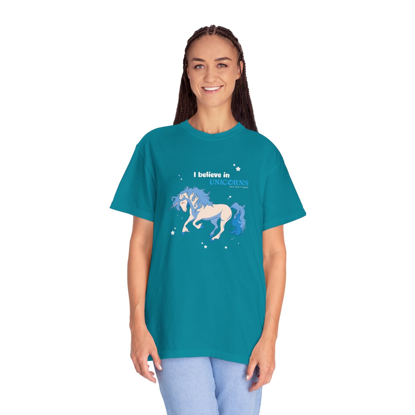 I Believe in Unicorns - more than in myself (Blue)