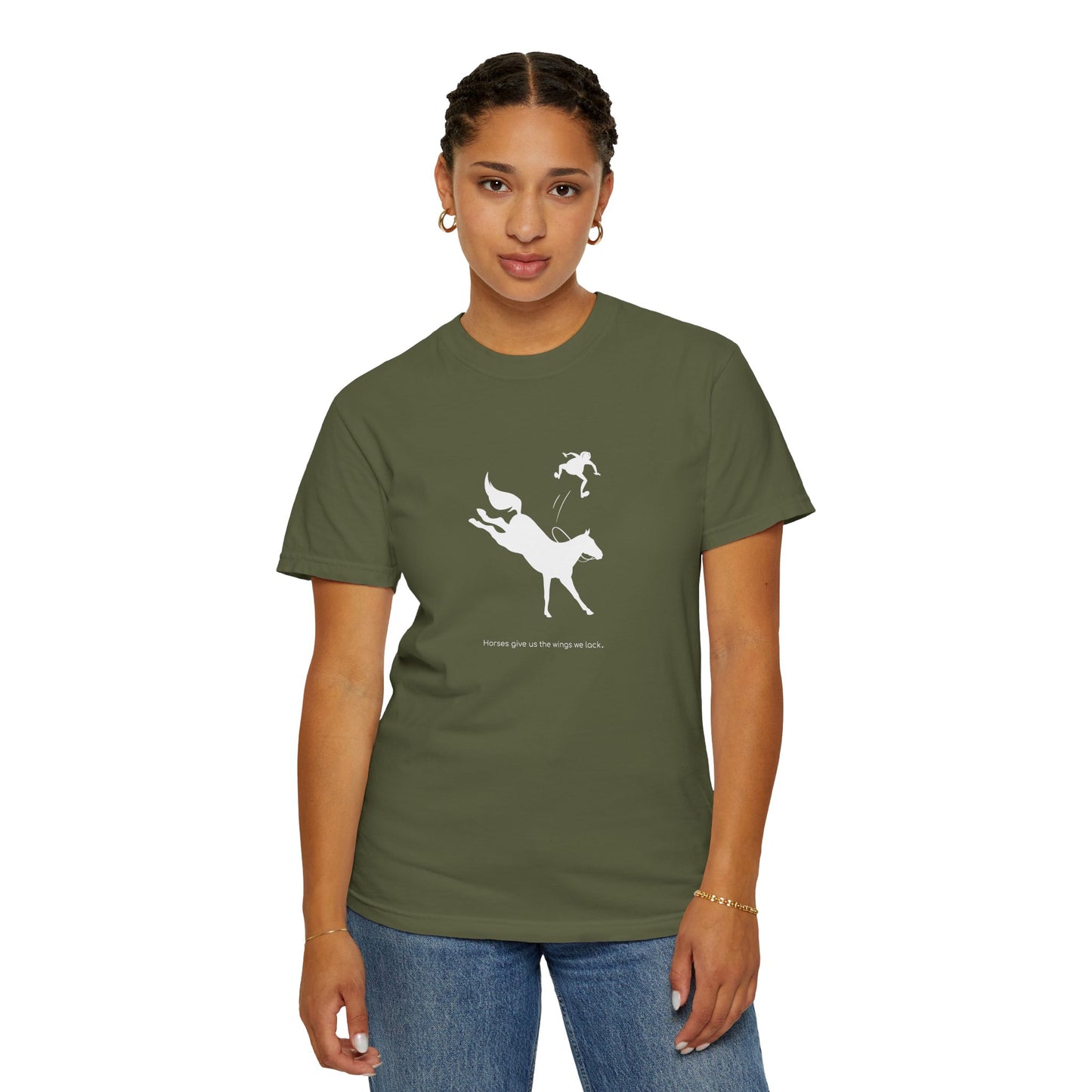 Horses give us the wings we lack