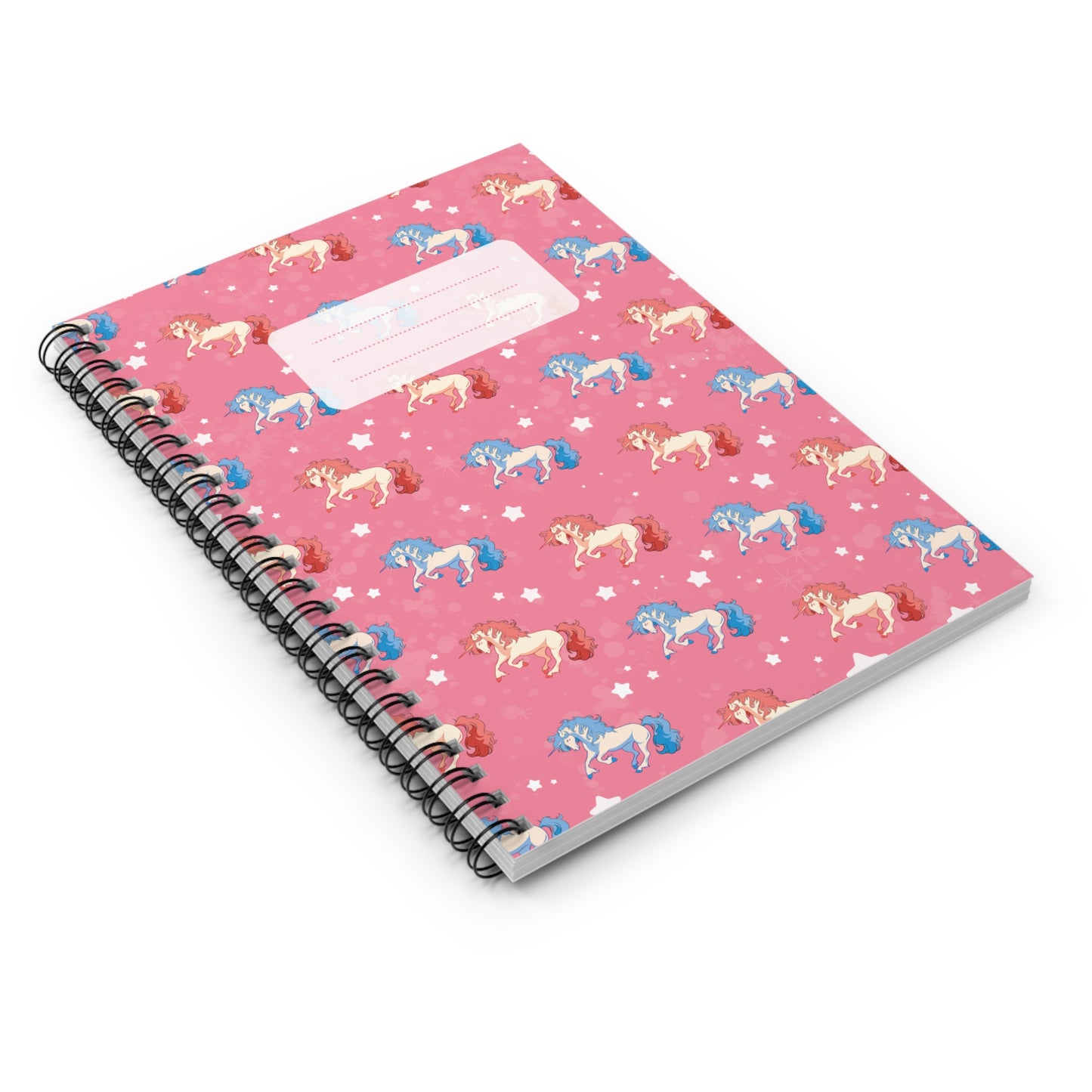 Unicorns and Stars Notebook