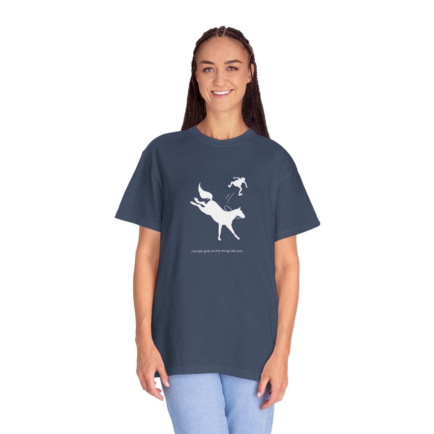 Horses give us the wings we lack