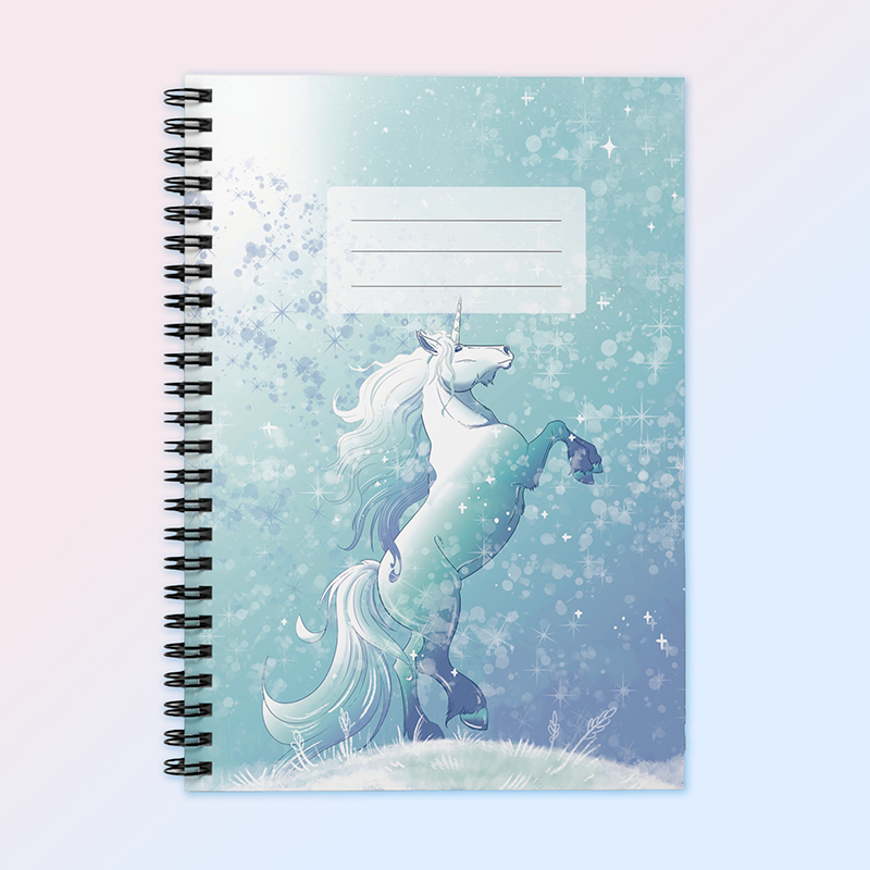 Rearing Unicorn Notebook