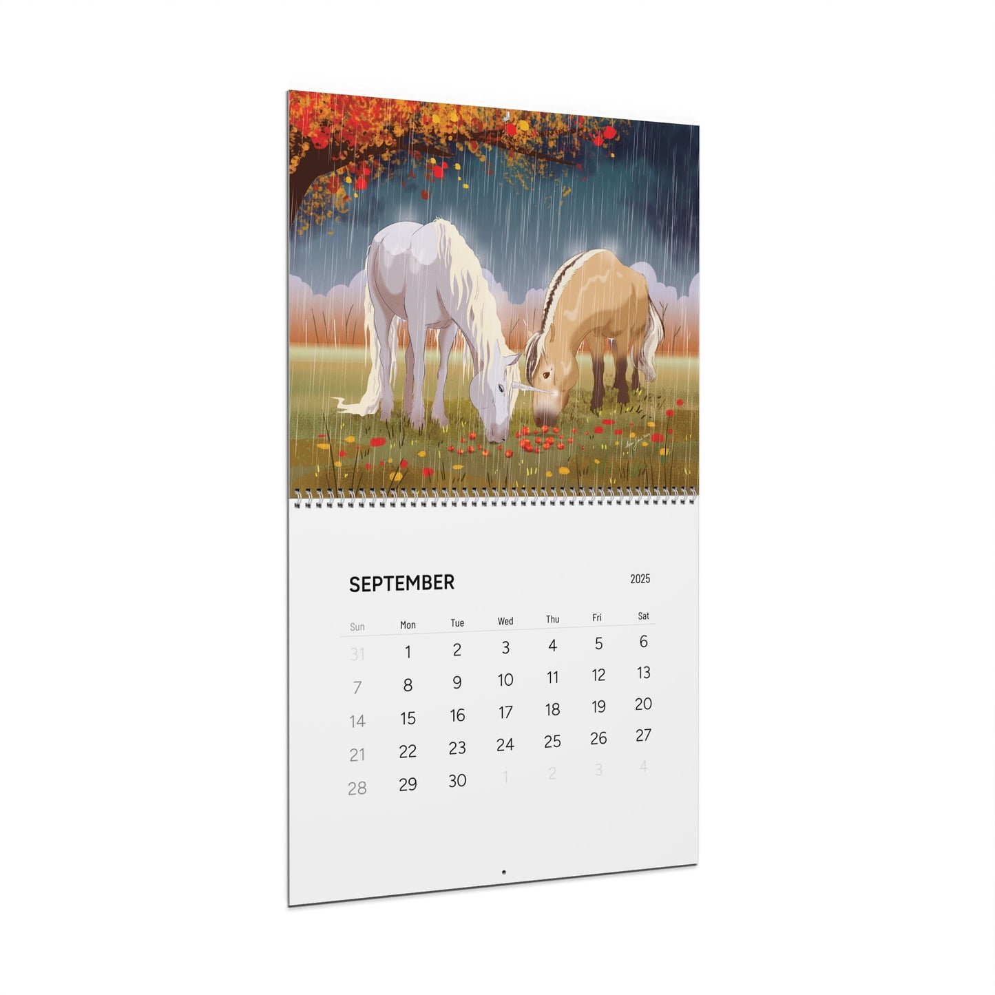 Horses and Unicorns Calendar 2025