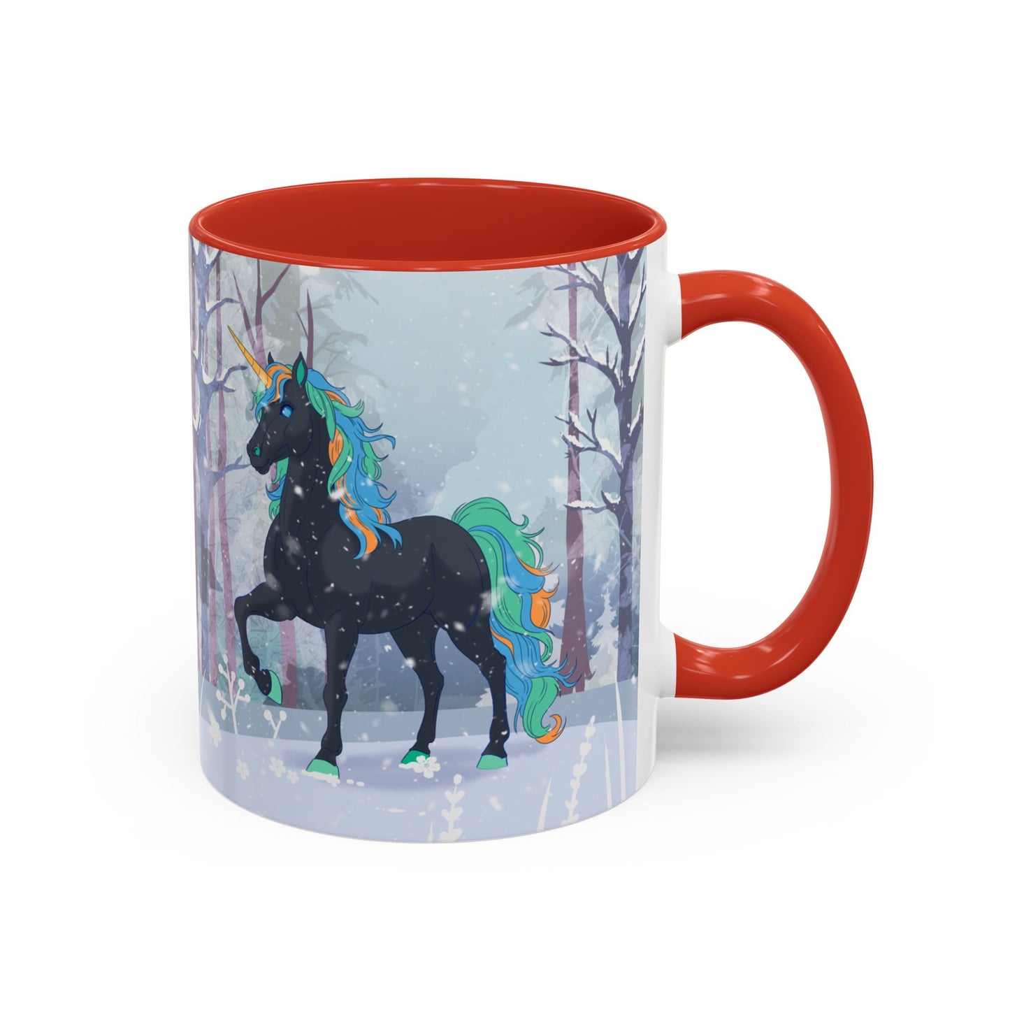 Winter Unicorns Coffee Mug (11 & 15oz)