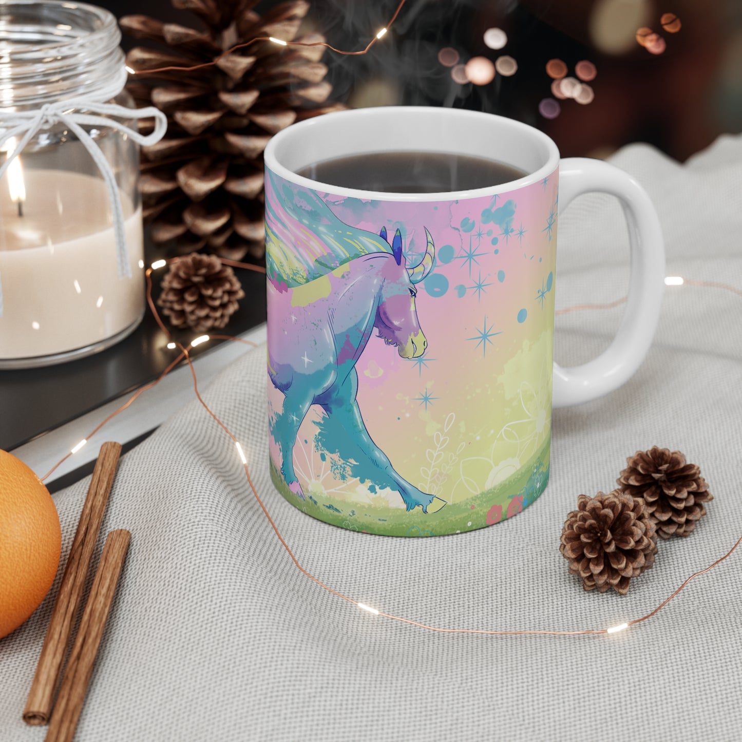 Inspiration / Colorful Unicorn Mug