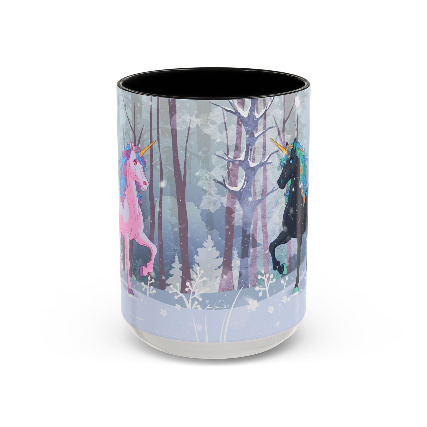 Winter Unicorns Coffee Mug (11 & 15oz)