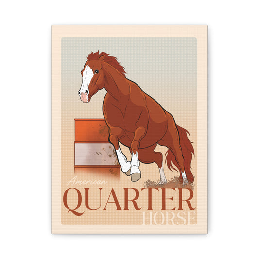 Canvas Print: American Quarter Horse