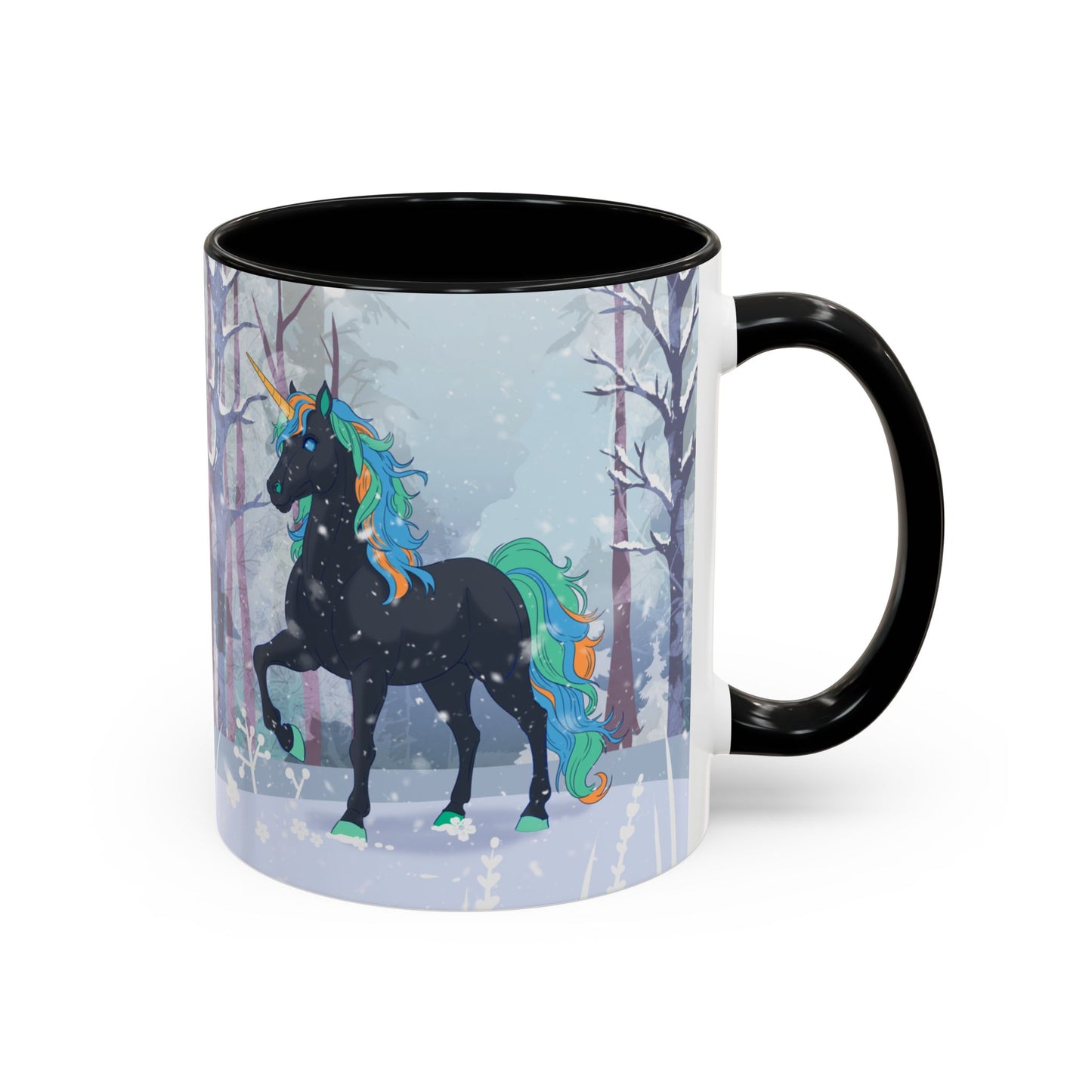 Winter Unicorns Coffee Mug (11 & 15oz)