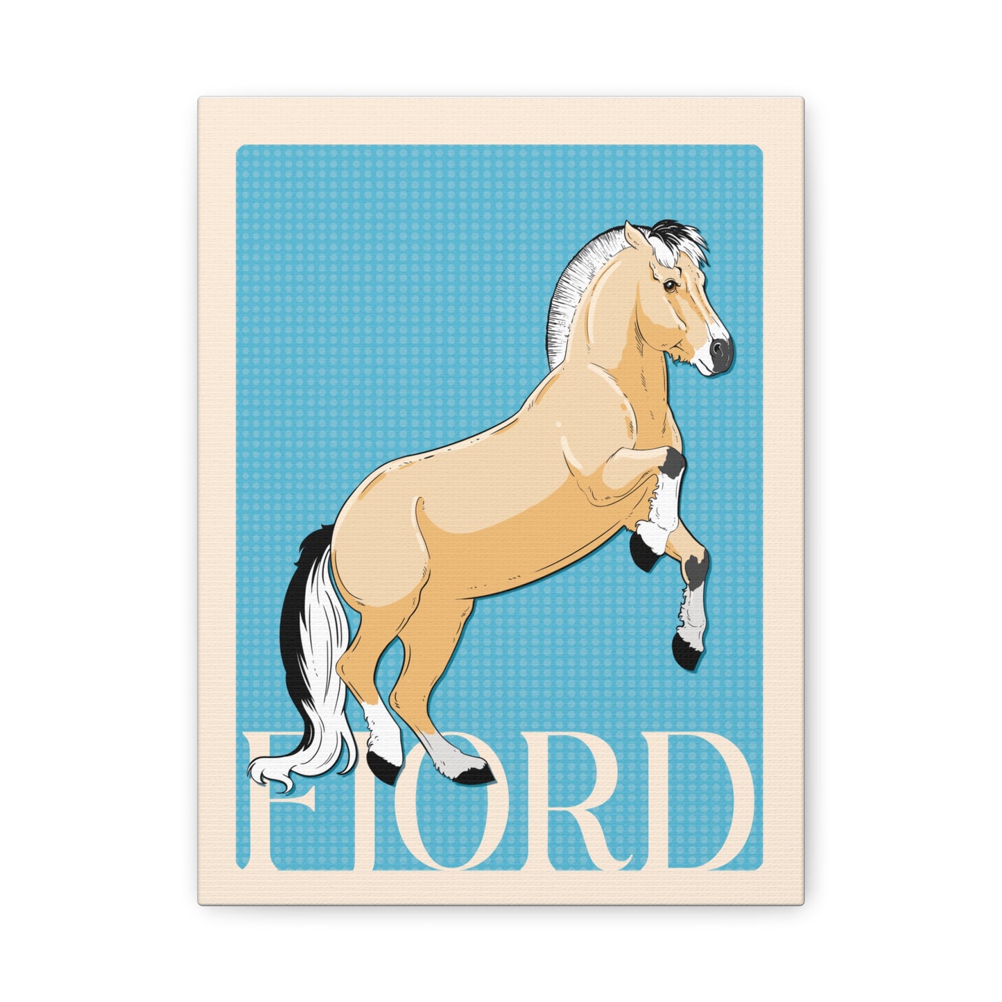 Canvas Print: Fjord