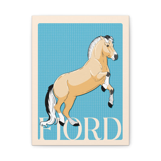 Canvas Print: Fjord