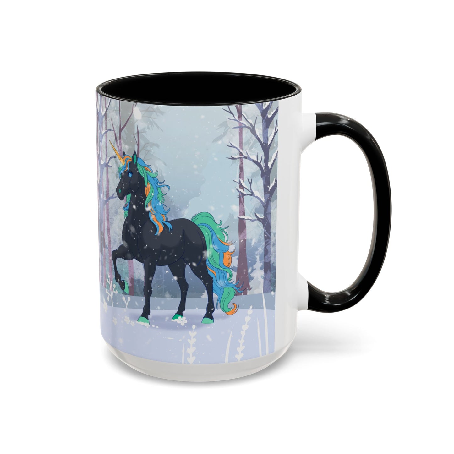 Winter Unicorns Coffee Mug (11 & 15oz)