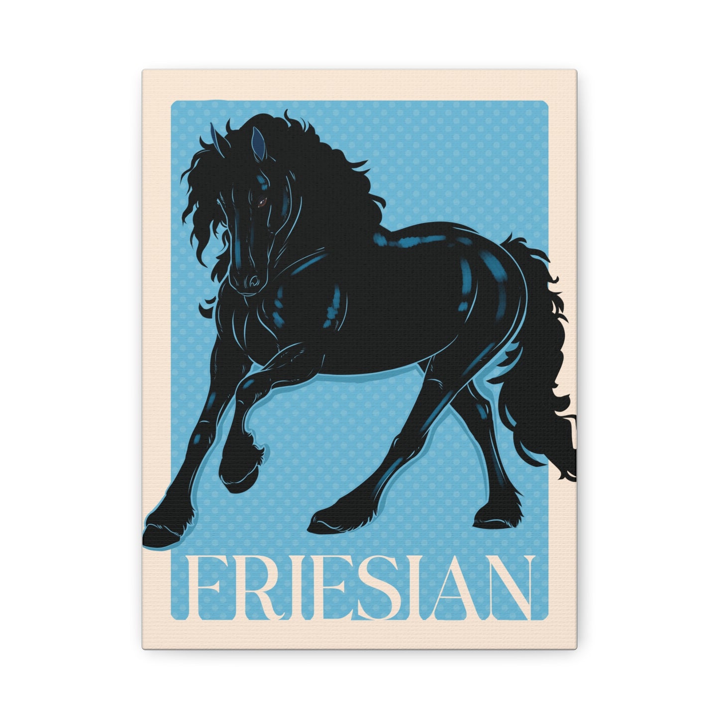 Canvas Print: Friesian