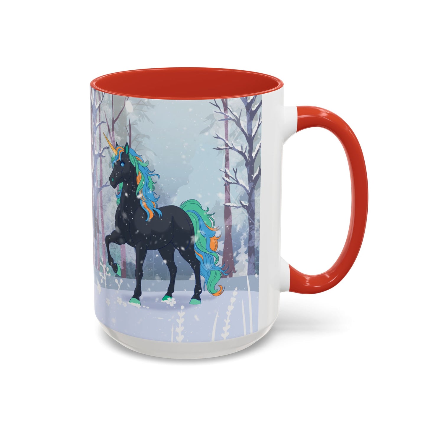 Winter Unicorns Coffee Mug (11 & 15oz)