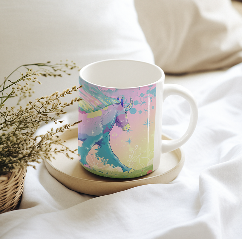 Inspiration / Colorful Unicorn Mug