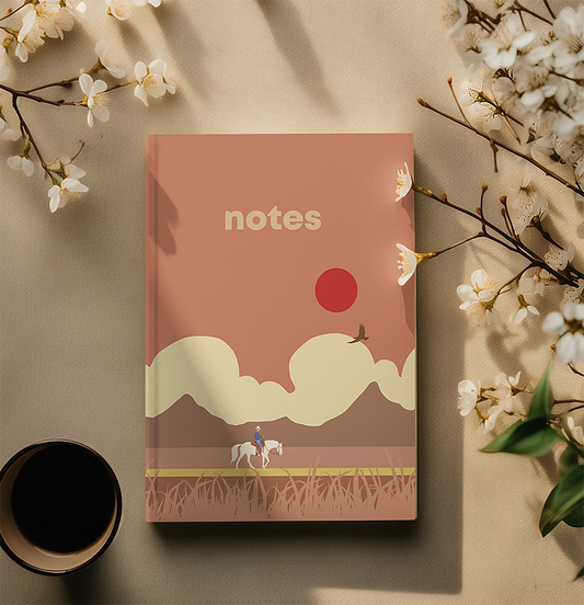 Red Moon Ride Notebook